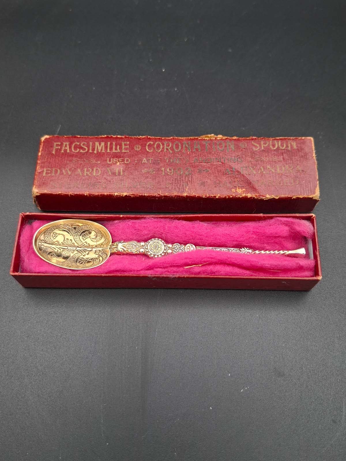Sterling Silver 1902 Coronation Anointing Spoon - Image 7
