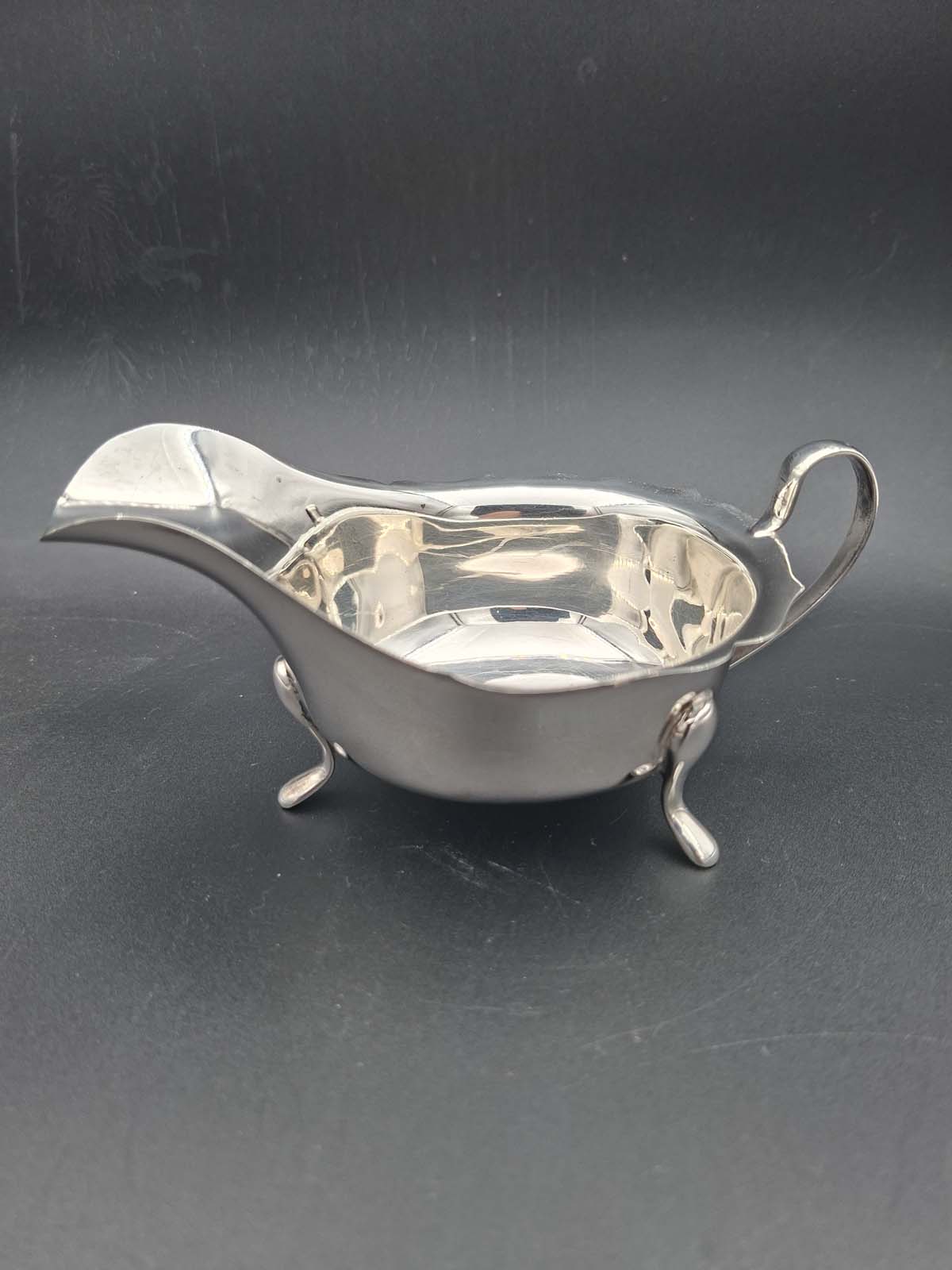 Sterling Silver Gravy Boat Sheffield 1955