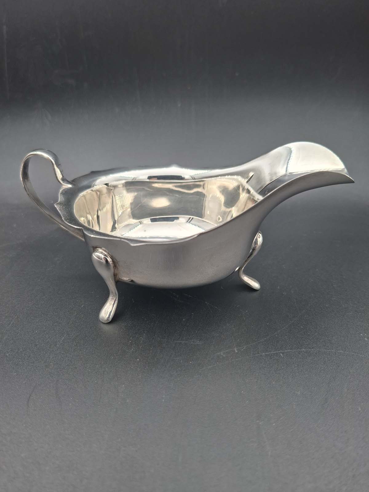 Sterling Silver Gravy Boat Sheffield 1955 - Image 3