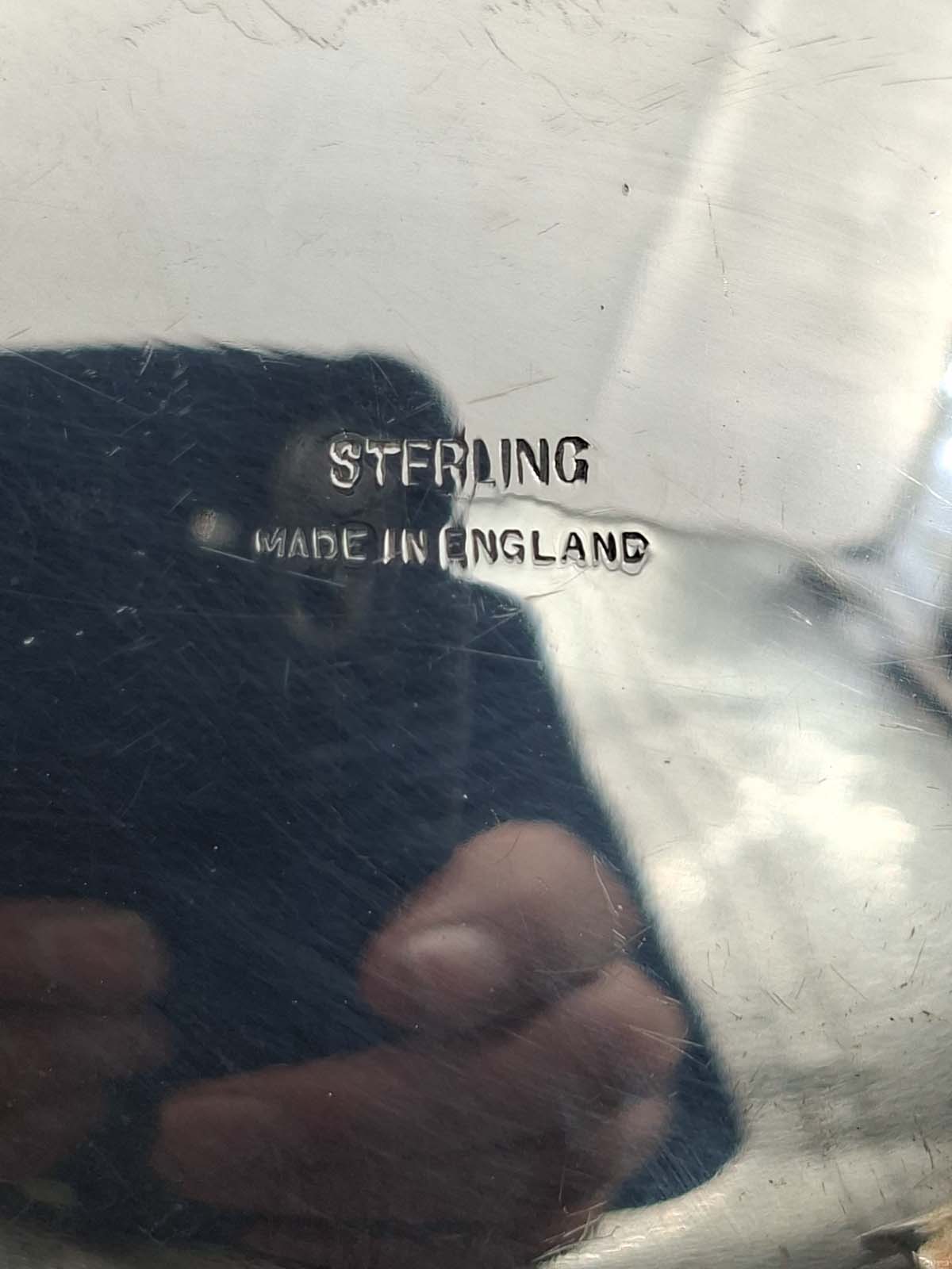 Sterling Silver Gravy Boat Sheffield 1955 - Image 6