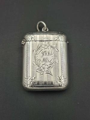 Sterling Silver Vasta Case Birmingham 1902