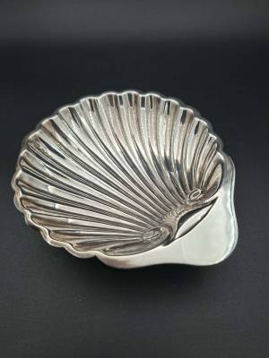Sterling Silver Butter Shell by Harrison Brothers & Howson