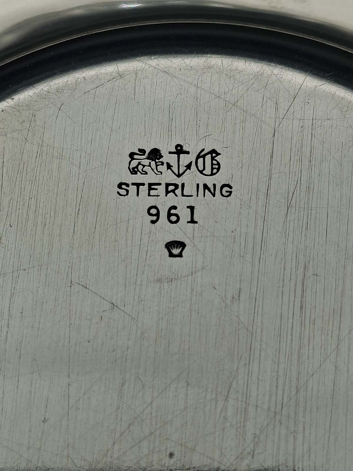 Sterling Silver Monogrammed Dish by Gorham USA - Image 7