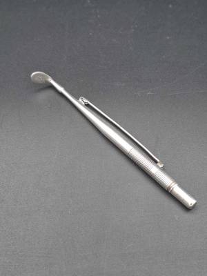 A Novelty Sterling Silver Golf Club Pencil / Brooch