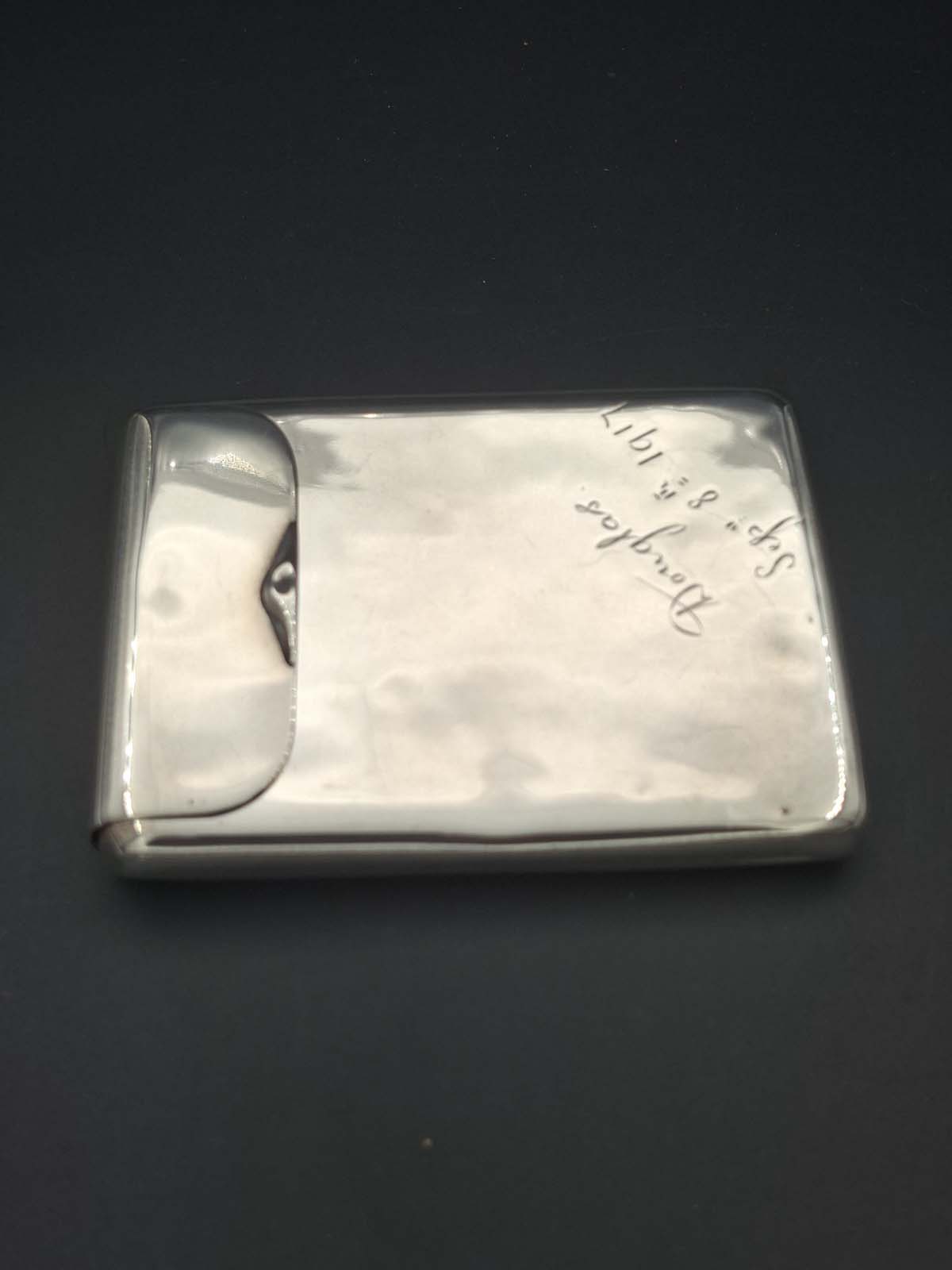 Sterling Silver Fold Out Cigarette Case - Image 7