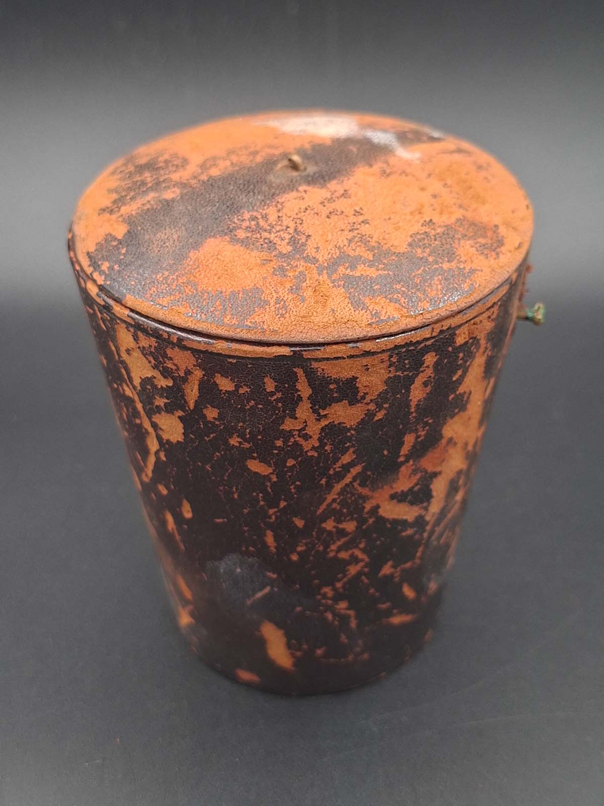 Sterling Silver Monogrammed Beaker in Leather Case by Gorham - Image 2