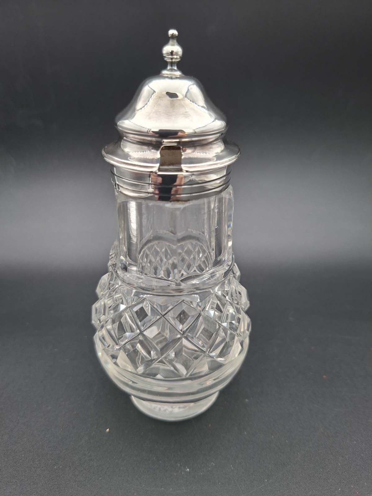Sterling Silver Topped Condiment Pot London 1855 - Image 2