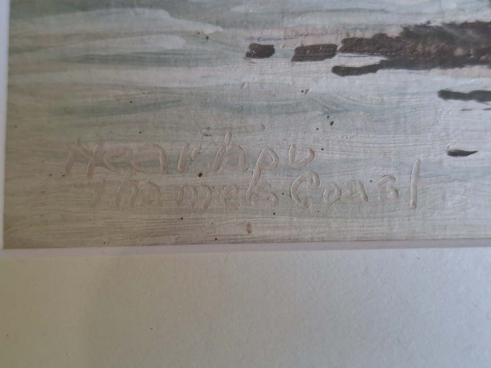 Oil Painting by Mayclair (Thames Coast) - Image 3