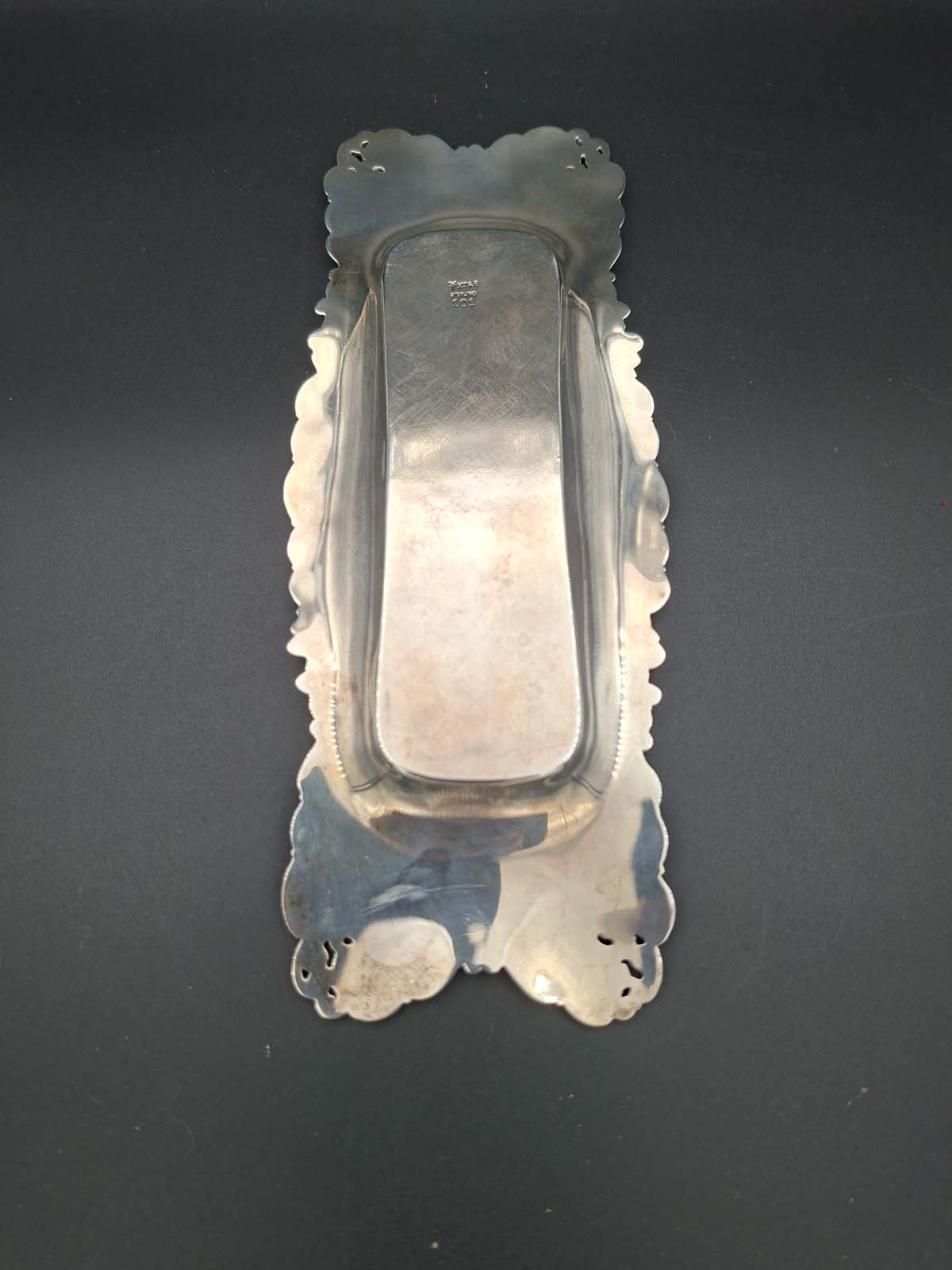 Sterling Silver Monogrammed Dressing Table Tray - Image 4