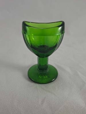 British Green Glass Eye Wash Glass
