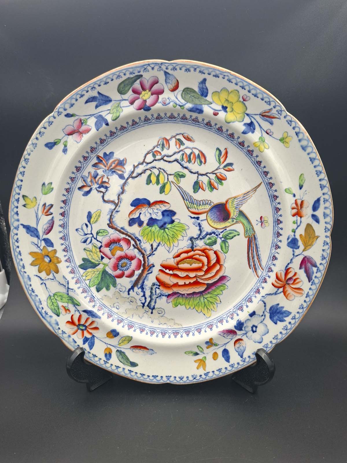 Early Plate in the Flying Bird Design c1820s