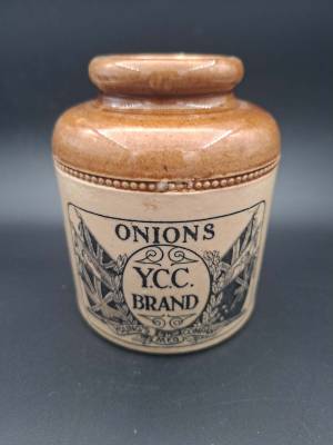 A Young’s (Wellington) YCC Onions Jar