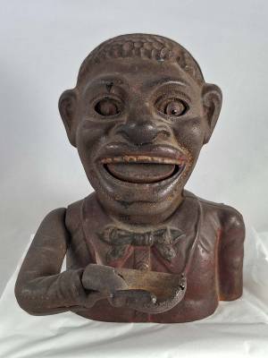 Cast Iron Jolly N***** Money Box