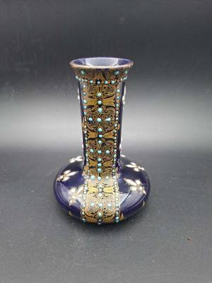 French Gien Faience Vase