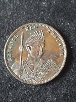 New Zealand 1 Penny "Milner & Thompson" 1857