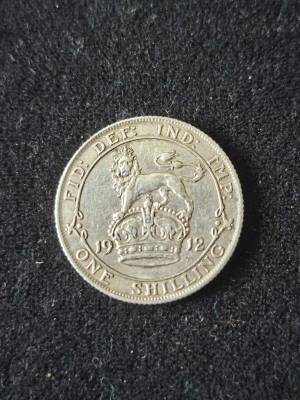 1912 UK One Shilling Coin