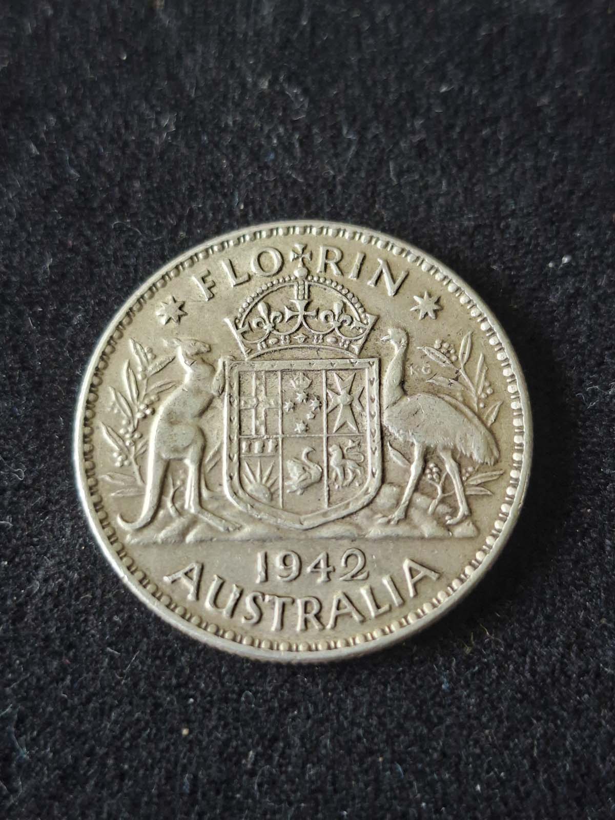 Australia 1942 Florin Coin