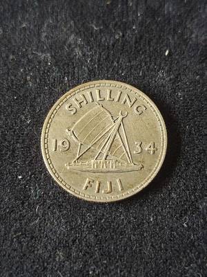 Fiji 1934 Shilling Coin