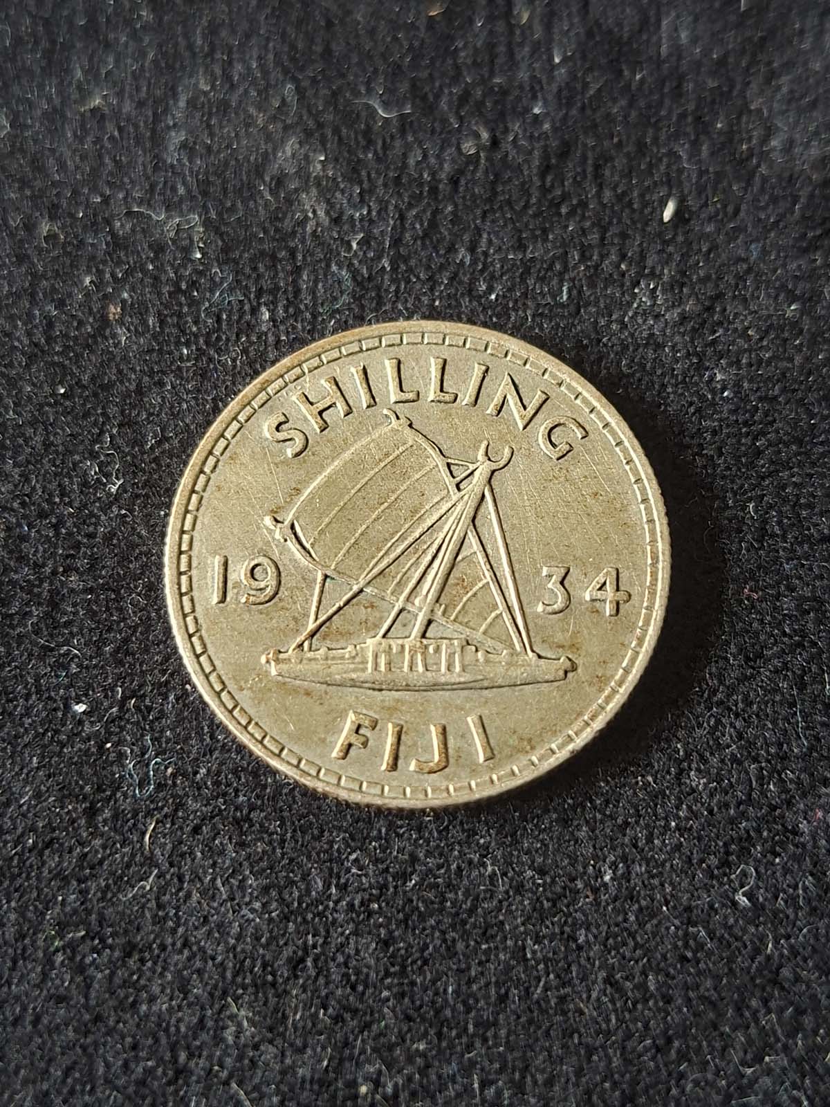 Fiji 1934 Shilling Coin