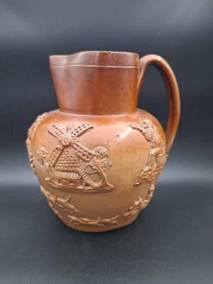 A Nineteenth Century Stoneware Harvest Jug c1840s