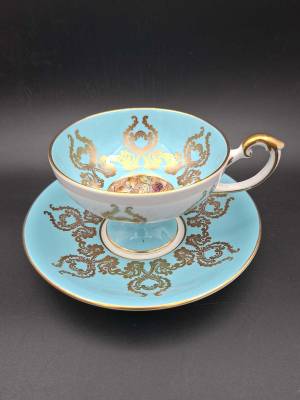 Aynsley Orchard fruit Cup & Saucer