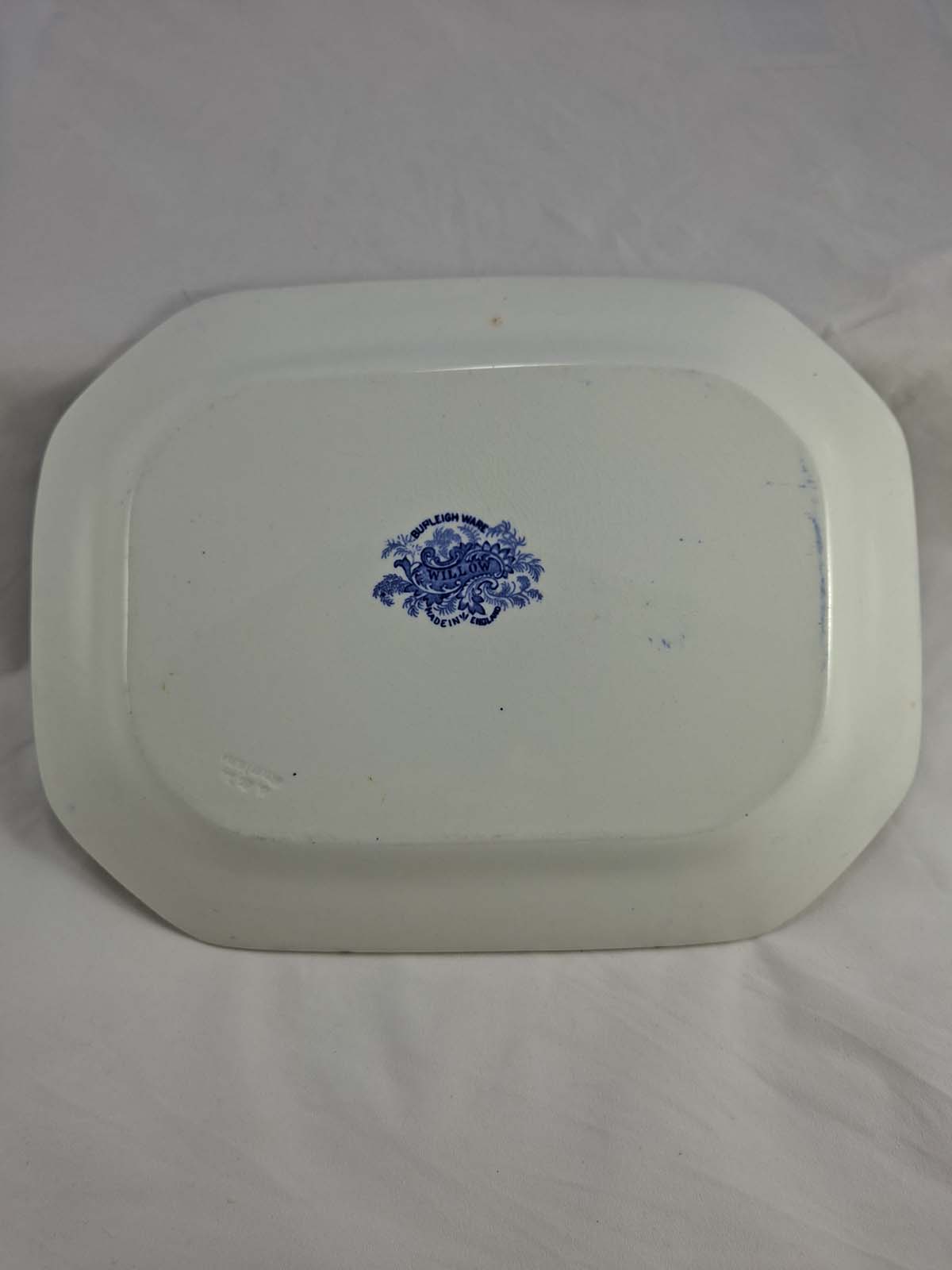 Burleigh Ware Willow Pattern Platter 28.7 X 22cm - Image 2