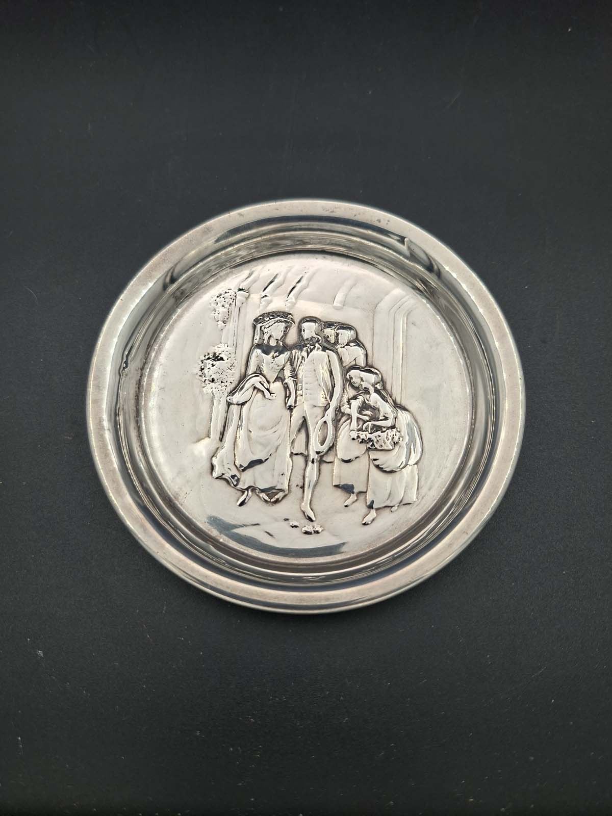 Sterling Silver Wedding Dish 1907