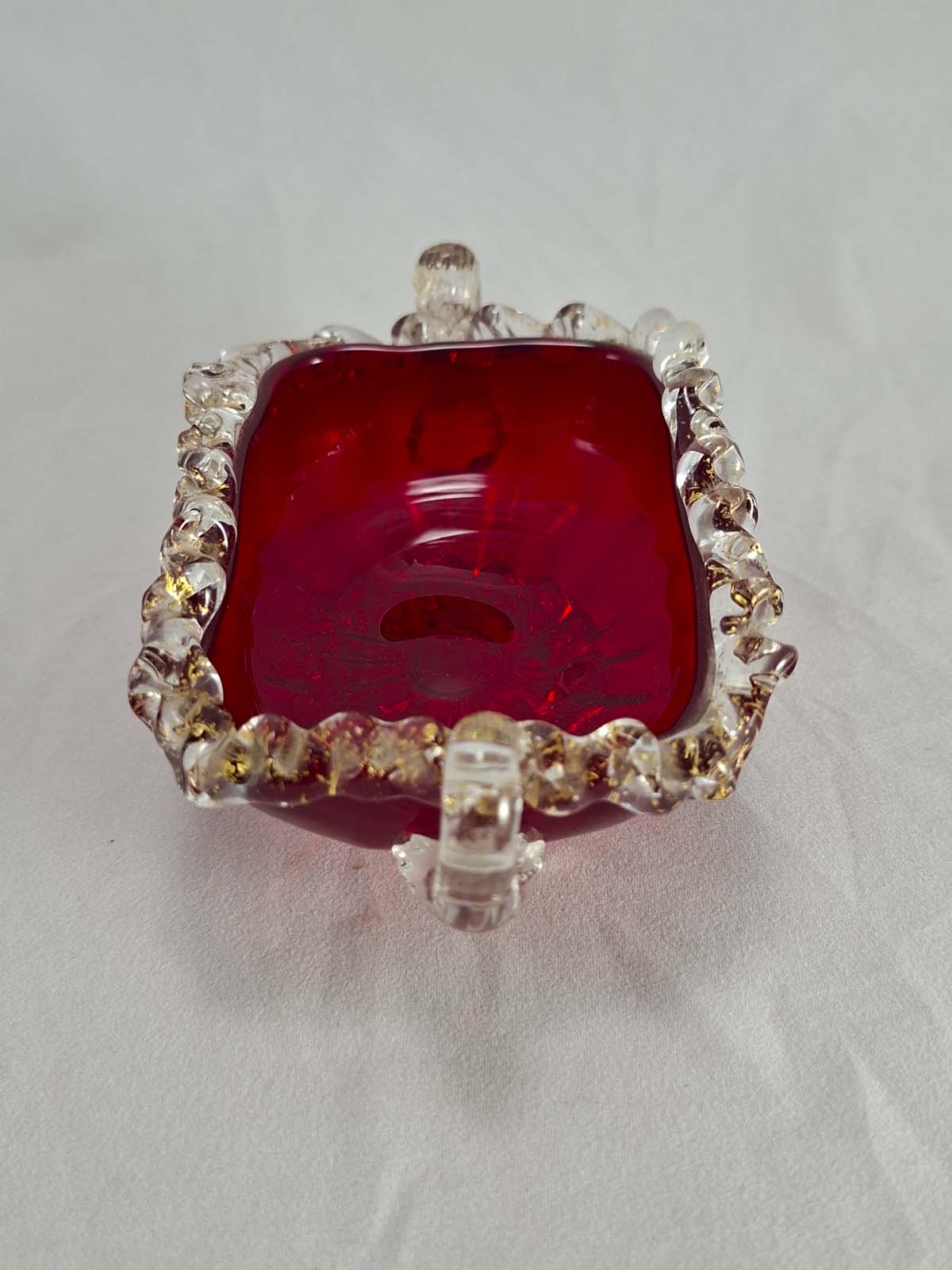 Vintage Murano Handled Bowl - Image 3