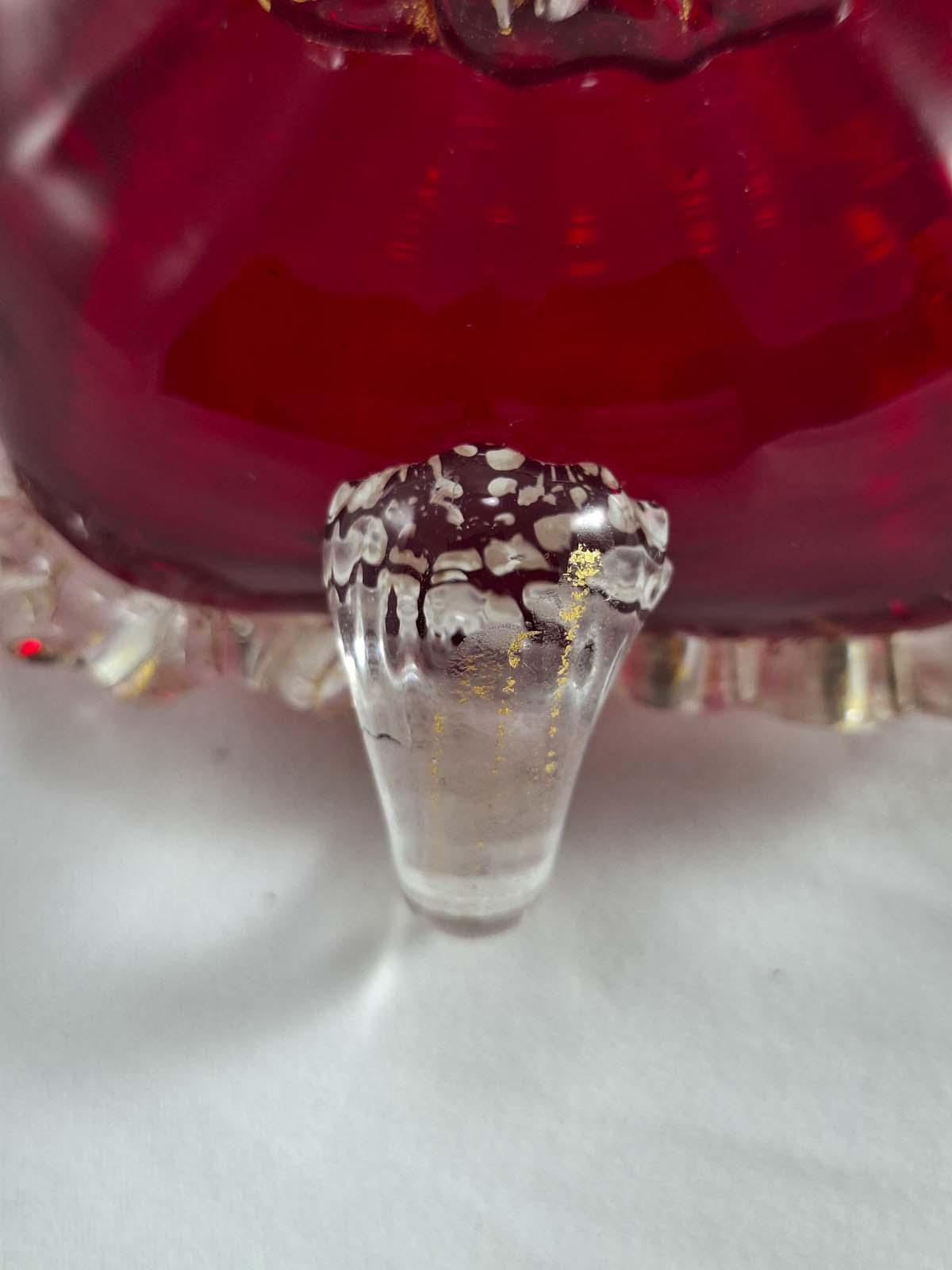 Vintage Murano Handled Bowl - Image 8