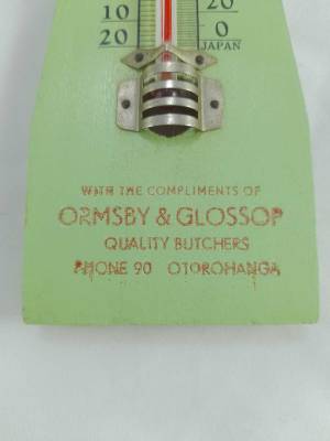 Wooden Advertising Thermometer