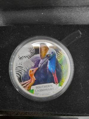 Australian Southern Cassowary 1oz Silver Coin