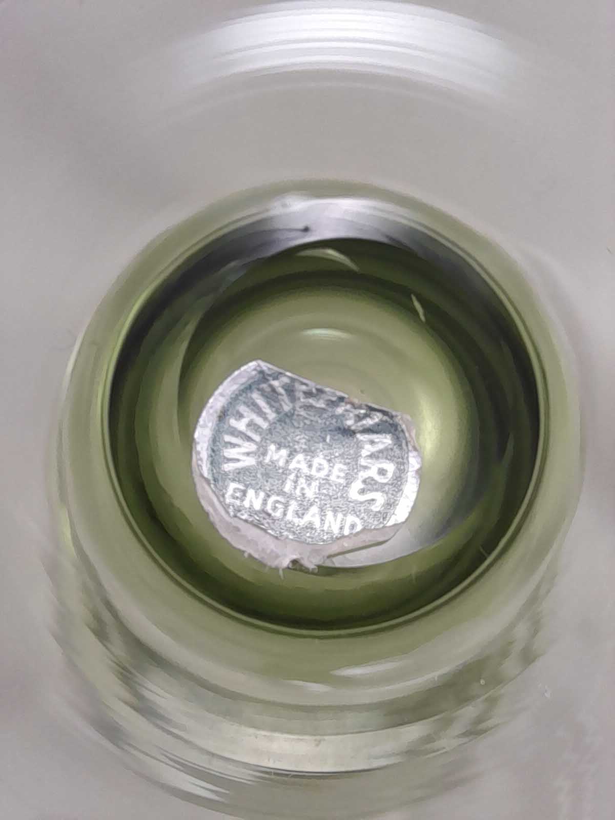 Whitefriars Green Ribbon Trailed Footed Vase - Image 4