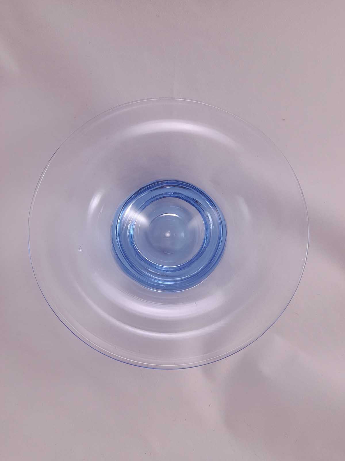 Whitefriars Blue Coloured Shallow Footed Bowl - Image 2