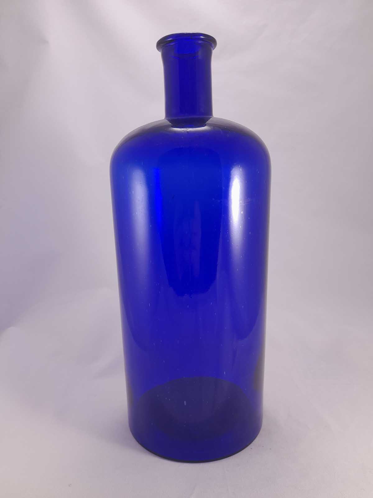 Cobalt Blue Glass Bulk Chemist Bottle - Image 2