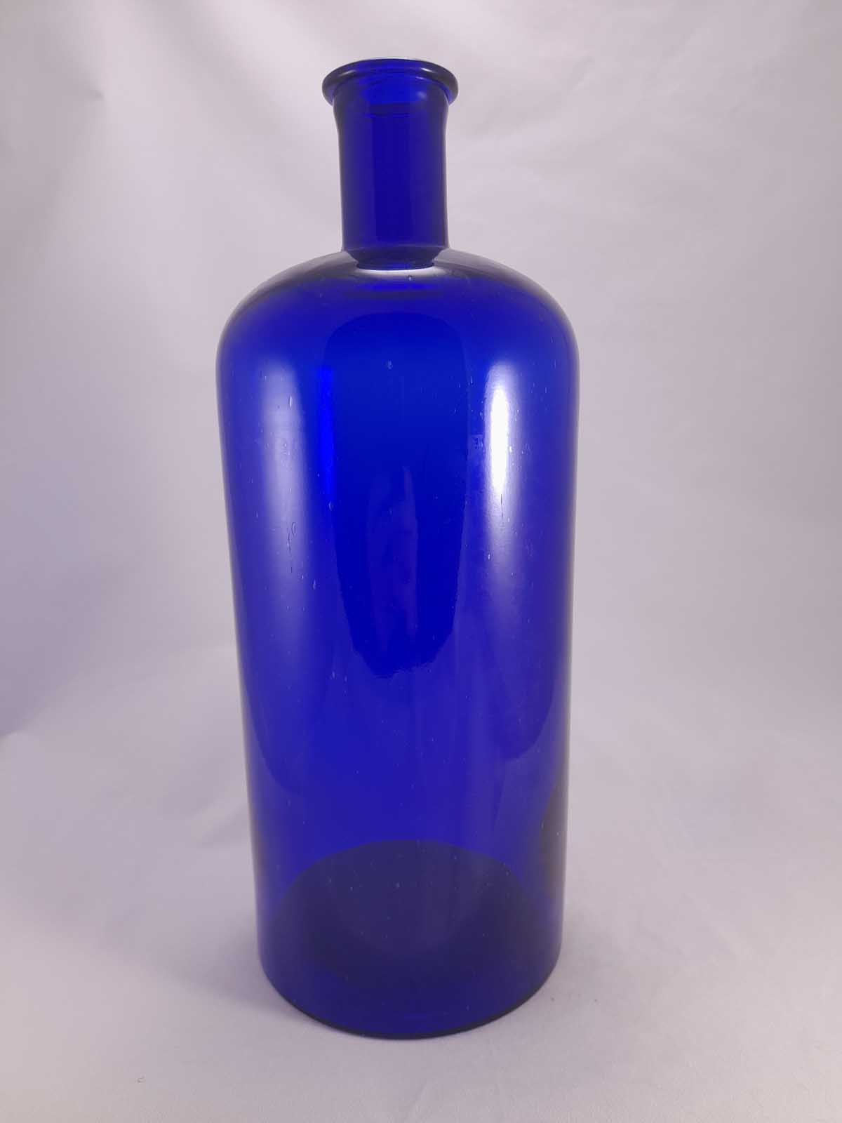 Cobalt Blue Glass Bulk Chemist Bottle - Image 3
