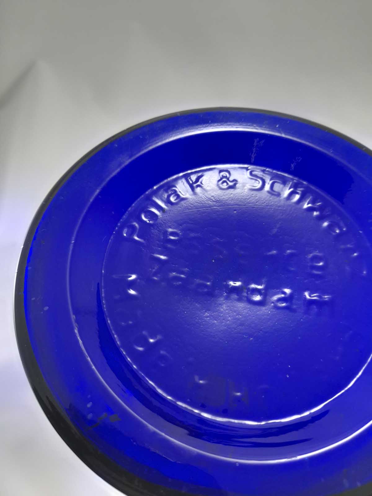 Cobalt Blue Glass Bulk Chemist Bottle - Image 7