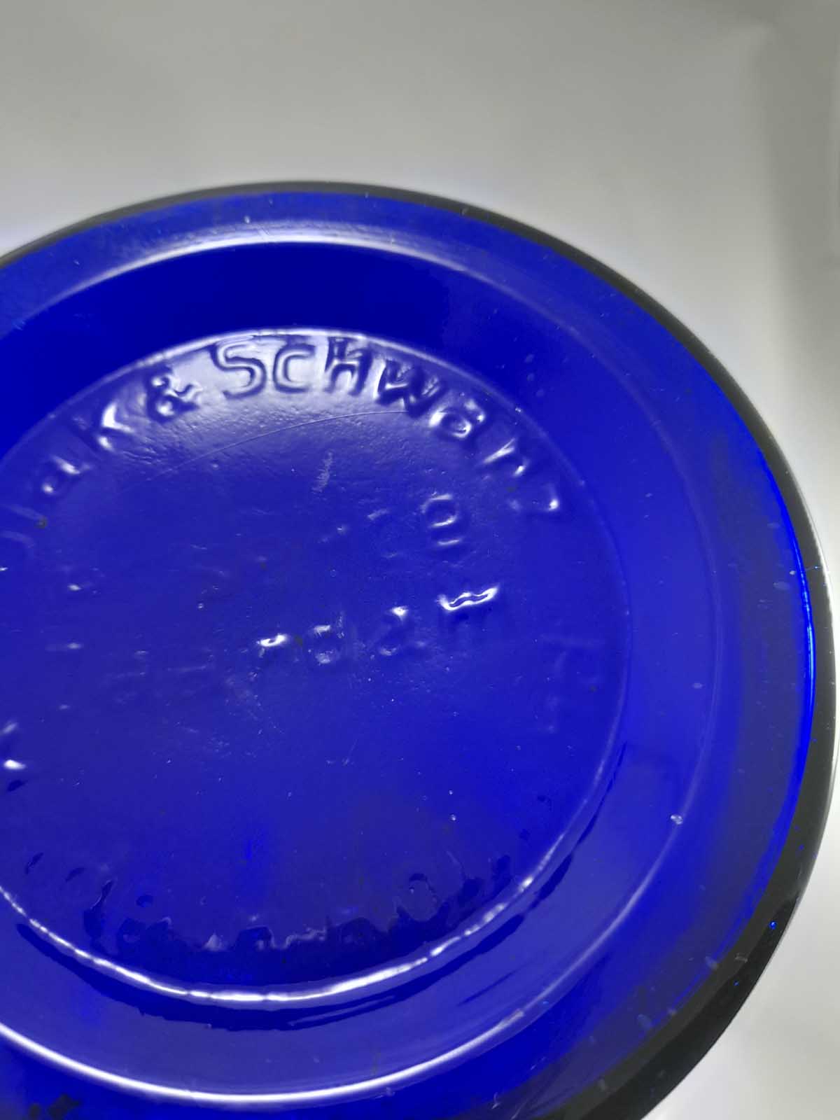 Cobalt Blue Glass Bulk Chemist Bottle - Image 8