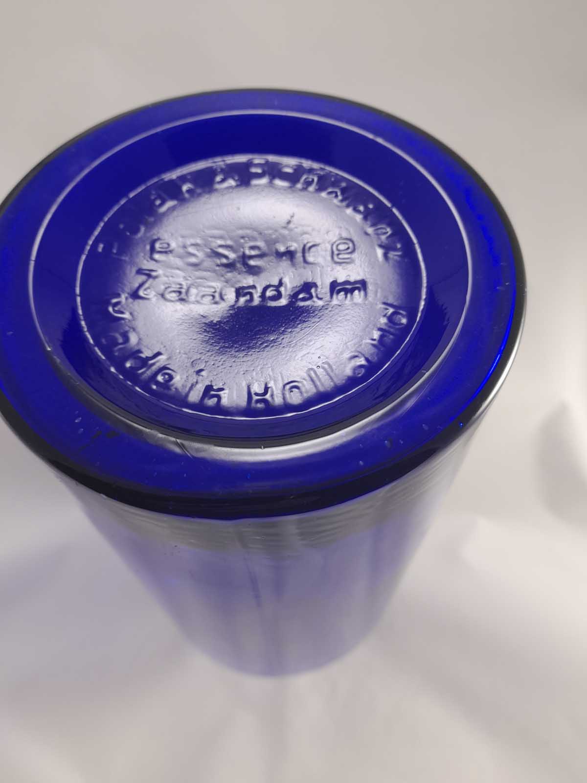 Cobalt Blue Glass Bulk Chemist Bottle - Image 9
