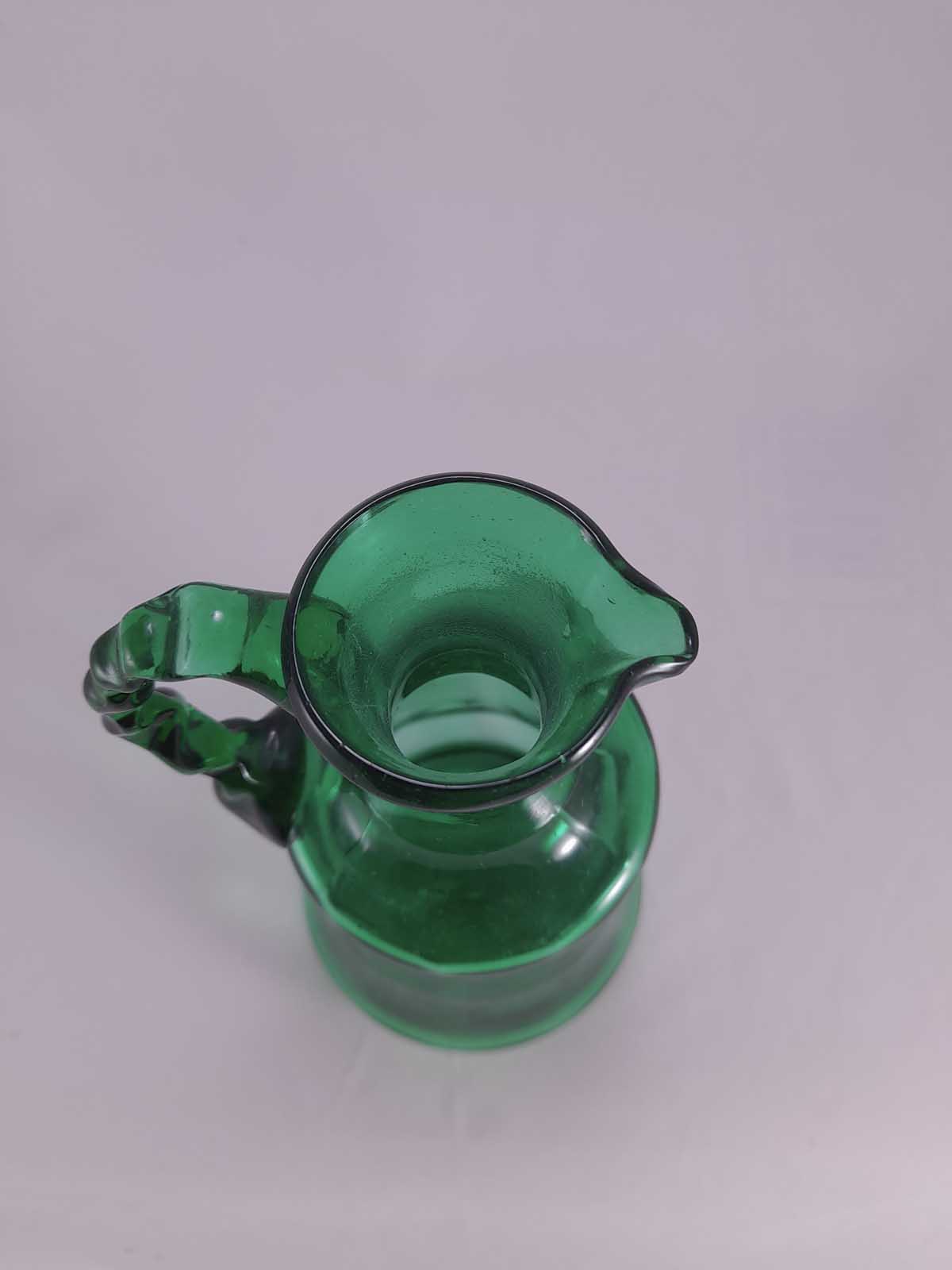 Victorian Green Glass Decanter - Image 4