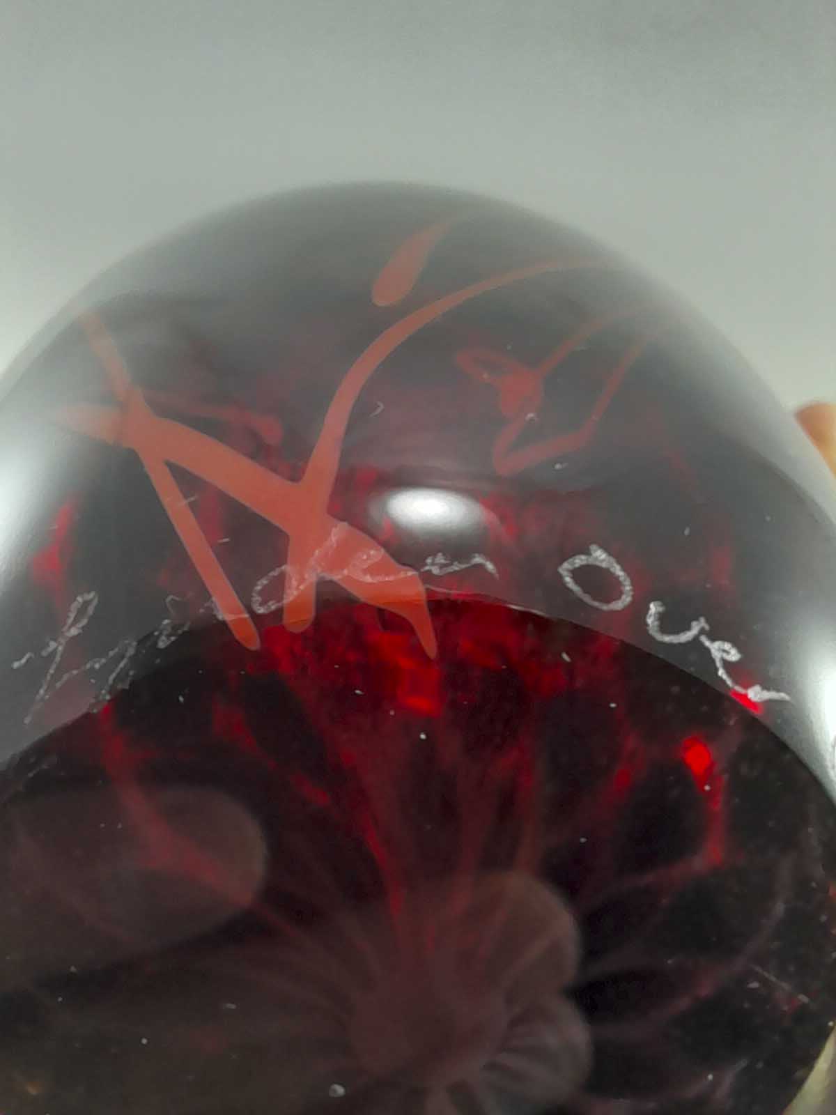 Lynden Over (Lava Glass) Paperweight 2007 - Image 6