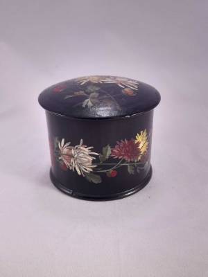 Papier Mache Lidded Jar