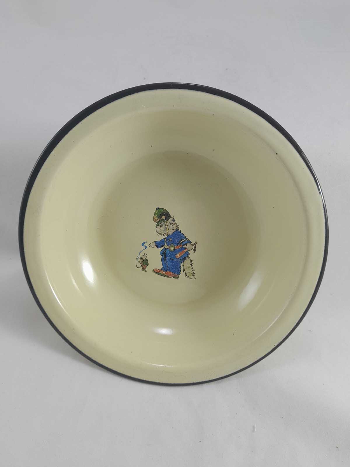 Enamel Childs Plate / Bowl